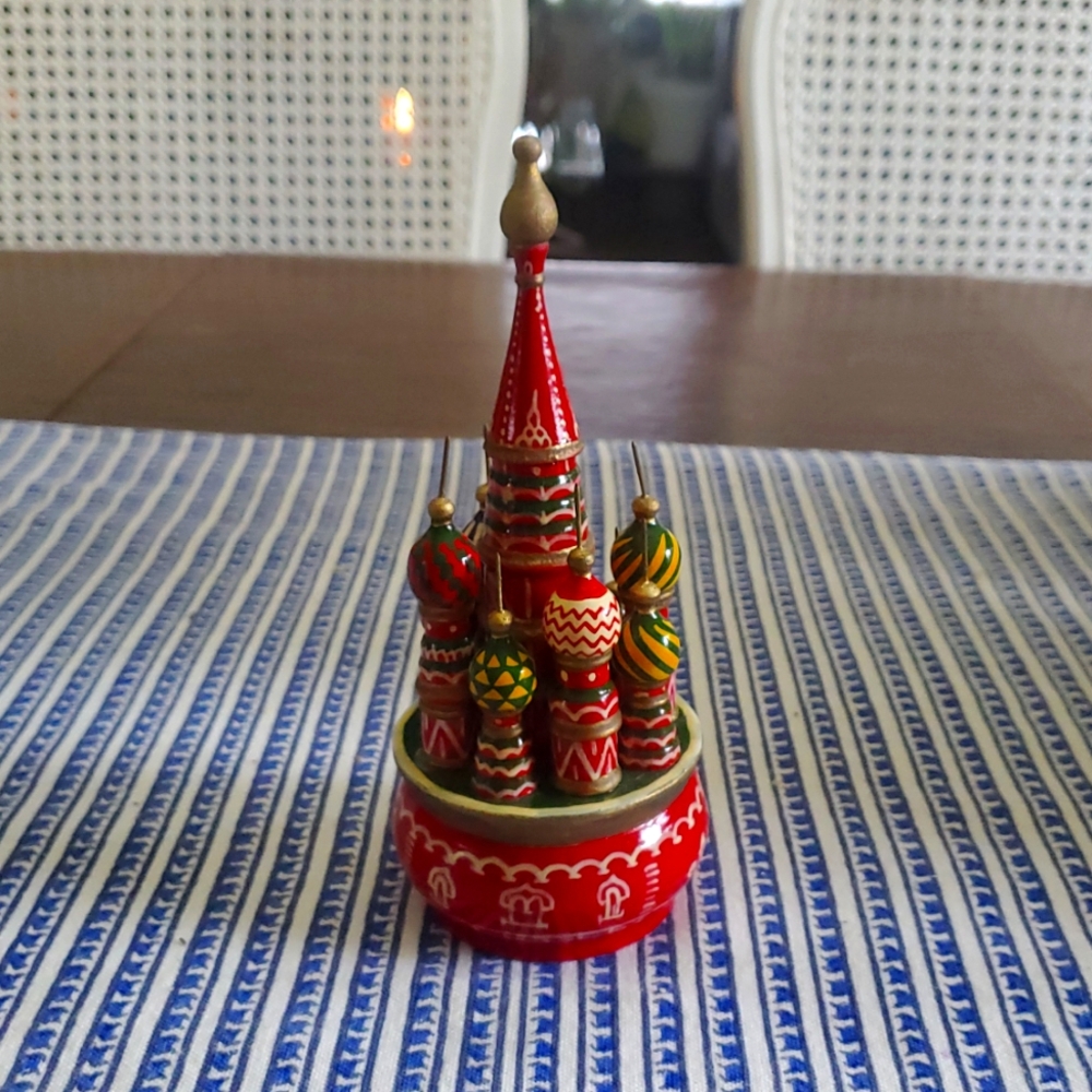 Russian cathedral hand painted church